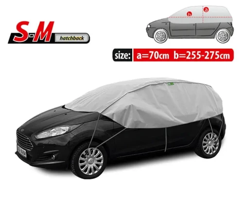 Pokrowiec na dach i szyby samochodowe WINTER Optimio - rozmiar S-M hatchback
