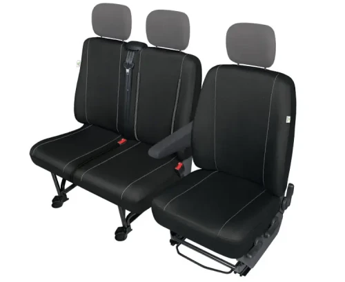 Iveco Daily VI - Komplet Miarowych Pokrowców DV1+DV2 (fotel kierowcy + dwuosobowa kanapa pasażera)) - pisemna 25-miesięczna gwarancja producenta