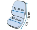 Pokrowce Samochodowe ARES L M-L komplet - wymiary pokrowca na przednie fotele
