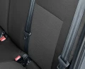 OPEL Corsa E - Komplet Miarowych Pokrowców Samochodowych - Dzielona Kanapa - tylna kanapa
