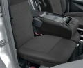 Ford Transit Conect II Van - Komplet Miarowych Pokrowców DV1+DV2 (fotel kierowcy + dwuosobowa kanapa pasażera) - funkcja stolika
