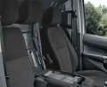 Ford Transit Conect II Van - Komplet Miarowych Pokrowców DV1+DV2 (fotel kierowcy + dwuosobowa kanapa pasażera)
