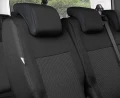 Miarowe pokrowce na fotele 1+2 drugi rząd Citroen SpaceTourer od 2016 - pokrowce na zagłówki w komplecie