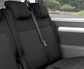 Miarowe pokrowce na fotele 1+2 drugi rząd Citroen SpaceTourer od 2016 - pokrowce na zagłówki w komplecie