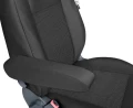 Ford Tourneo Custom od 06.2018 - Miarowe Pokrowce Samochodowe (fotel kierowcy + fotel pasażera) - pokrowiec na podłokietnik w komplecie