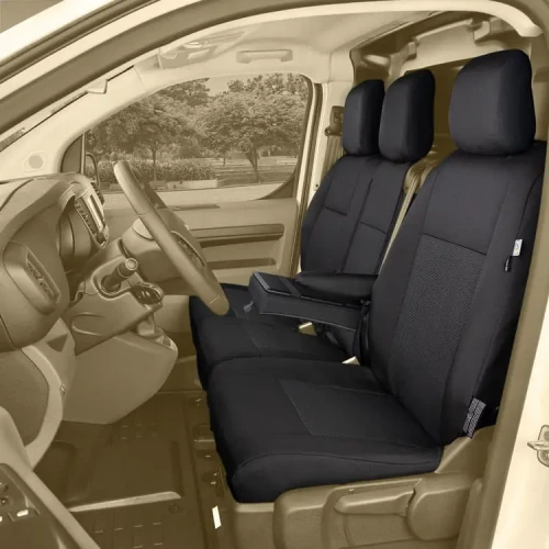 Miarowe pokrowce fotel i kanapę z wyciąganym stolikiem 1+2 Citroen SpaceTourer od 2016