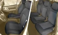 Peugeot Partner II Tepee - Komplet Miarowych Pokrowców Samochodowych - widok w samochodzie