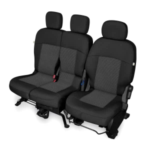 Peugeot Partner Partner II Furgon L2 od 2012- Miarowe Pokrowce Samochodowe (wersja 3-osobowa)