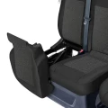 Ford Transit VIII od 2013 - Miarowe Pokrowce Samochodowe (fotel kierowcy + 2-osobowa kanapa) - możliwość korzystania ze schowka w siedzisku
