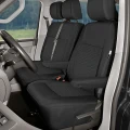 Volkswagen Transporter VW T6 - Miarowe pokrowce samochodowe na przedni fotel i kanapę 1+2