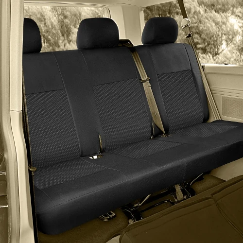 Volkswagen VW T6 - Miarowe Pokrowce na 3-osobową niedzieloną kanapę