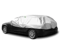 Pokrowiec na dach i szyby samochodowe SOLUX L-XL hatchback-kombi (przeciwsłoneczny i przeciwszronowy) - widok z tyłu
