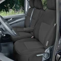 Mercedes Vito III (W447) - Komplet Miarowych Pokrowców DV1+DV2 (fotel kierowcy + dwuosobowa kanapa pasażera)