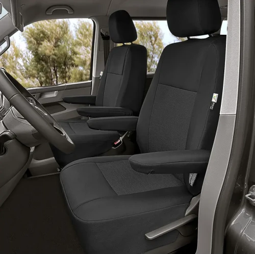 Volkswagen VW T5 - Miarowe Pokrowce Samochodowe na fotele 1+1