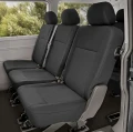 Volkswagen Transporter VW T6 - Miarowe pokrowce samochodowe na 3-osobową kanapę 1+1+1