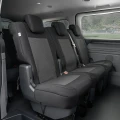 Ford Transit Custom II - Miarowe Pokrowce 1+1+1 na 3-osobową dzieloną kanapę
