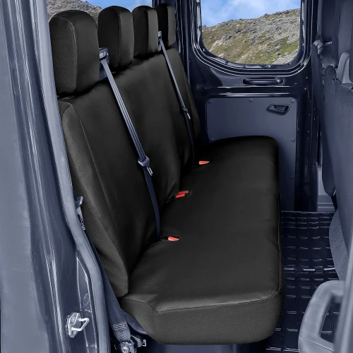 Ford Transit VIII od 2013 - Miarowe Pokrowce z EKO skóry (4-osobowa kanapa) 5-2257-243-4010-TM-ford-transit-VIII-dv4-crew-cab-non-split-artificial-leather-photo1.webp