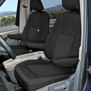 Volkswagen Transporter T7 Multivan od 2021 - Miarowe Pokrowce na I rząd foteli (1+1)