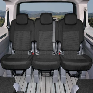 Volkswagen Transporter T7 Multivan od 2021 - Miarowe Pokrowce na II lub III rząd foteli (1+1+1)