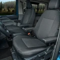 FORD Tourneo Custom II - Miarowe Pokrowce na fotel kierowcy i pasażera (1+1) z podłokietnikami