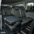 FORD Tourneo Custom II - Miarowe Pokrowce na II lub III rząd foteli (1+1+1)