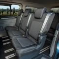 Volkswagen Transporter T7 - Miarowe Pokrowce na II lub III rząd foteli (1+1+1)