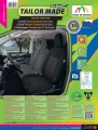 Ford Tourneo Custom II od 2024 - Miarowe Pokrowce na fotel kierowcy bez podłokietnika