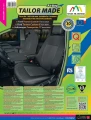 Ford Tourneo Custom II od 2024 - Miarowe Pokrowce na fotel kierowcy z podłokietnikiem