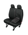 Pokrowiec miarowy FORD Transit Custom I - 2-osobowa kanapa - model PRACTICAL DV2 czarny