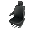 Pokrowiec miarowy FORD Tourneo Custom I - pojedynczy fotel - model PRACTICAL DV1 czarny
