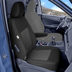 Volkswagen Caddy VAN V od 2021 - Miarowy Pokrowiec na fotel pasażera z podłokietnikiem