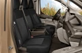 Ford Transit Custom II - Miarowe Pokrowce na 2-osobową dzieloną kanapę ze stolikiem