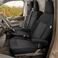 Ford Transit Custom II - Miarowe Pokrowce na fotel kierowcy z 2 podłokietnikami