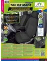 Fiat Doblo V - Miarowe Pokrowce Samochodowe na fotele 1+1