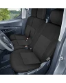 Peugeot Partner III Van - Komplet Miarowych Pokrowców DV1+DV2 (fotel kierowcy + dwuosobowa kanapa pasażera)