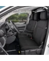 Fiat Scudo III od 2022 - Miarowe pokrowce na fotel kierowcy i podwójną kanapę 1+2 ze stolikiem