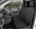 Fiat Scudo III od 2022 - Miarowe pokrowce na fotel kierowcy i podwójną kanapę 1+2 ze stolikiem