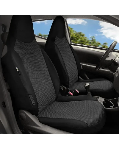 TOYOTA Aygo (II) wersja 3 drzwiowa - Miarowe Pokrowce na Przednie Fotele