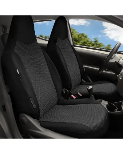PEUGEOT 108 wersja 5 drzwiowa - Miarowe Pokrowce na Przednie Fotele