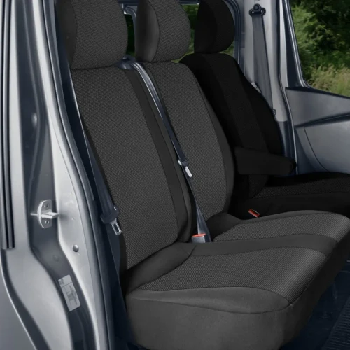 Nissan NV300 - Miarowy Pokrowiec na podwójną kanapę DV2 (całe siedzisko i całe oparcie)