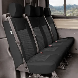 Ford Transit VIII od 2013 - Miarowe  pokrowce Samochodowe na 4-osobową kanapę (2+2) Double Cab