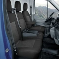 Ford Transit VIII od 2013 - Miarowe Pokrowce Samochodowe (fotel kierowcy + 2-osobowa kanapa)