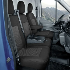 Ford Transit VIII od 2013 - Miarowe Pokrowce Samochodowe (fotel kierowcy + 2-osobowa kanapa)