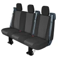 Ford Transit Custom I do 06.2018 - Miarowe Pokrowce Samochodowe na II lub III rząd (kanapa 3-osobowa)
