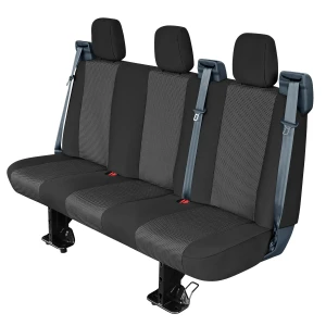 Ford Transit Custom I do 06.2018 - Miarowe Pokrowce Samochodowe na II lub III rząd (kanapa 3-osobowa)