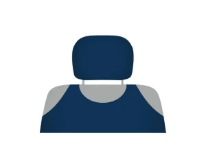 Pokrowce na Zagłówki Samochodowe granatowe