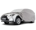 Pokrowiec Plandeka Samochodowa MOBILE GARAGE - rozmiar XL SUV/Off Road - widok na samochodzie