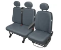 Pokrowce Samochodowe PRACTICAL DV1 + DV2 popielate - komplet
