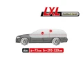 Pokrowiec na dach i szyby samochodowe SOLUX L-XL hatchback-kombi (przeciwsłoneczny i przeciwszronowy) - wymiary