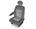 Pokrowce Samochodowe WELES DV1 L + DV2 M komplet - fotel kierowcy